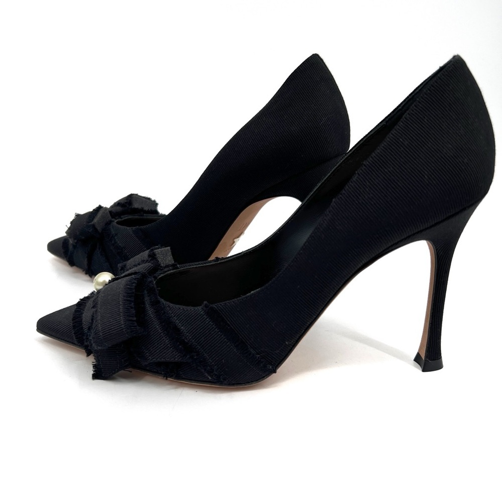 Dior Black Women's Shoes with Bow Detail Dior Adiorable Pump Box size 36 Pointed - Picture 9 of 16